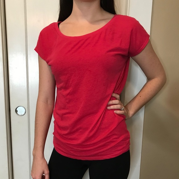 AE Pink Slouchy-fit Tee - Picture 1 of 3